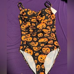 NWT pumpkin swimsuit